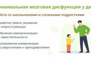 Минимальная мозговая дисфункция у детей, минимальная мозговая дисфункция лечение, лечение ммд у детей