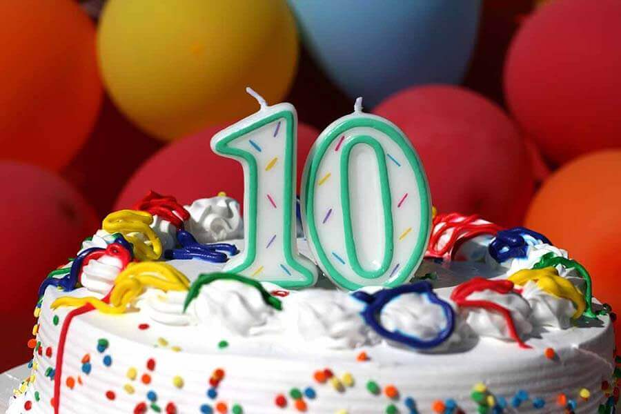 День рождения 10 лет ребенку