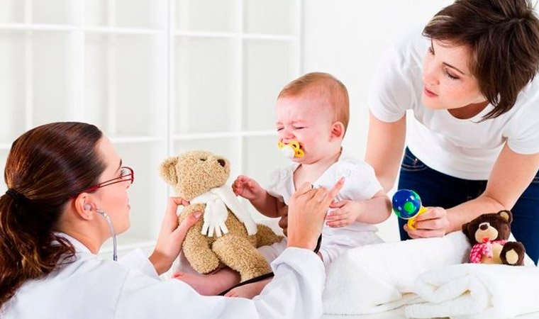Осмотр у педиатра