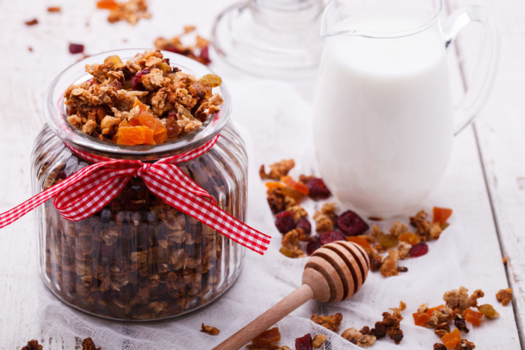 мед с измельченными сухофруктами