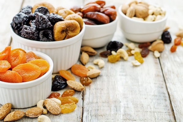 Сухофрукты с орехами