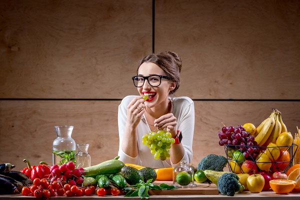 Девушка и ее правильное питание