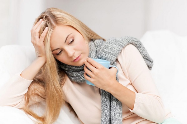 Девушка после болезни