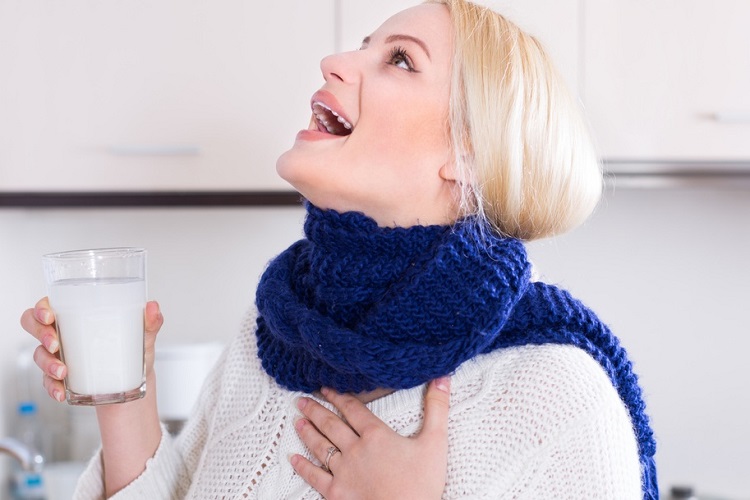 Полоскание горла