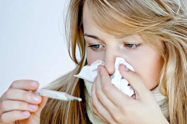 Грипп у девушки