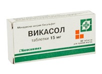 Викасол при месячных